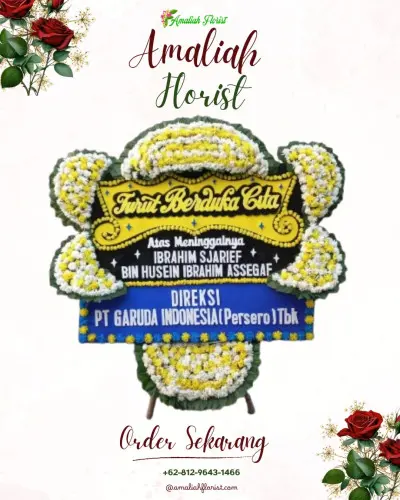 Papan Bunga Duka di Greged