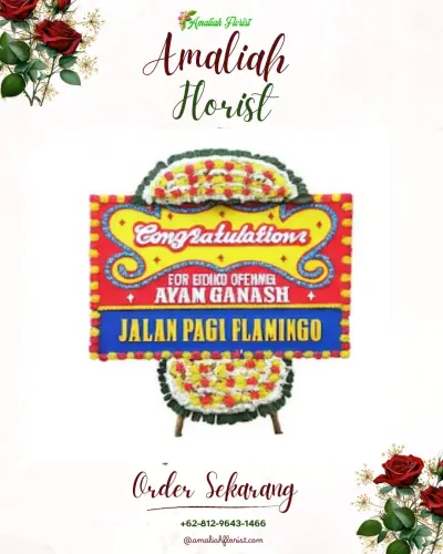Bunga Papan Congratulation di Greged